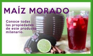 que propiedades tiene el maíz morado